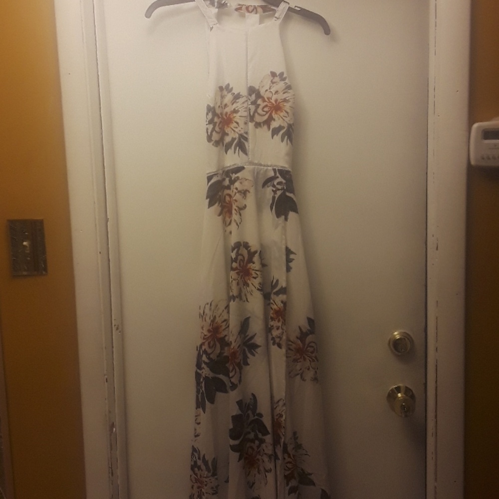 halter maix dress